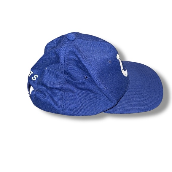 Vintage‎ 90s Indianapolis Colts New Era Pro Model Snapback Hat Made in USA - Picture 2 of 5